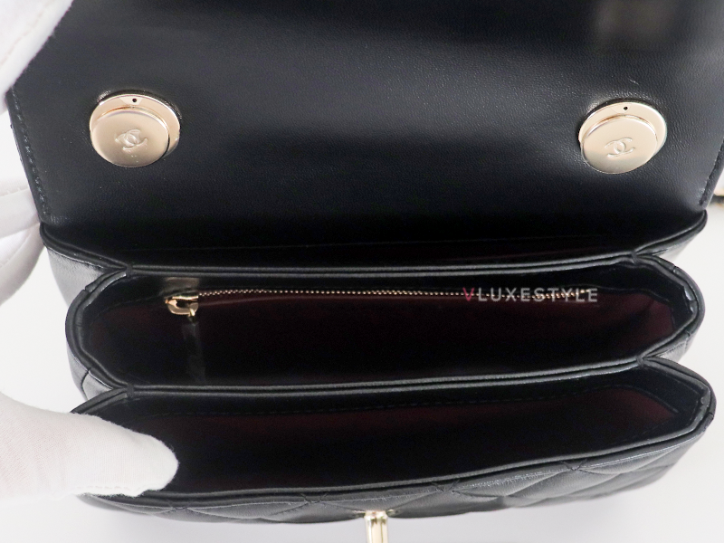 Chanel 24C Mini Trendy CC Black
