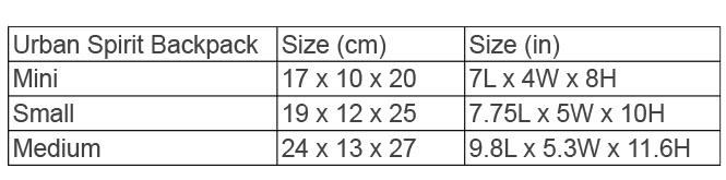 CHANEL Urban Spirit Backpack Sizes